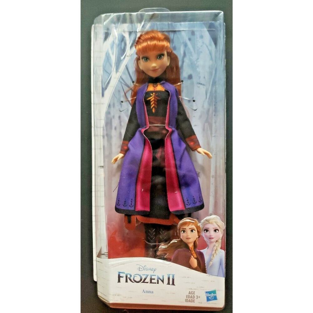 Disney Frozen 2 Anna Doll 11 in Long Red Hair Frozen 2 Hasbro NEW Sealed BD10